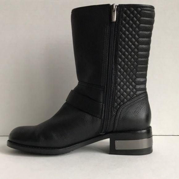 ❌❌N/A❌❌Vince Camuto Whynn Black Leather Moto Boots - Picture 8 of 8